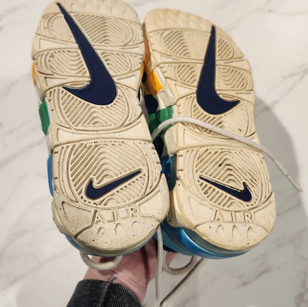 Nike Air More Uptempo PS Kaleidoscope Shoes Size 3Y - Picture 6 of 7